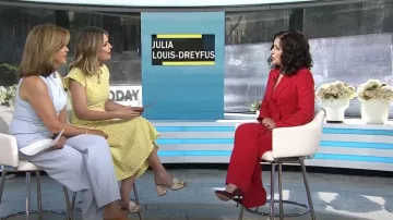 Carolina Herrera Crepe Pants worn by Julia Louis-Dreyfus as seen in Today on  June 10, 2024