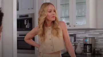 Blusa Sezane Altea usada por Laura Fine-Baker (Monet Mazur) como se ve en All American (T06E11)