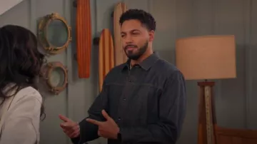 Rag & Bone Owen Denim Trucker Jacket worn by Jordan Baker (Michael Evans Behling) as seen in All American (S06E11)