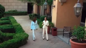 Alice + Olivia Walker Slim Front Slit Pants worn by Hoda Kotb as seen in Today  with Hoda & Jenna on June 11, 2024