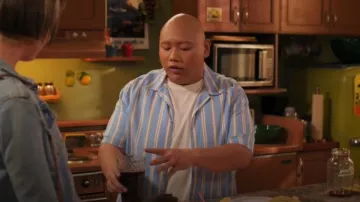 H&M Regular Fit Short Sleeve Lyocell Shirt worn by Reginald Baskin (Jacob Batalon) as seen in Reginald the Vampire (S02E05)