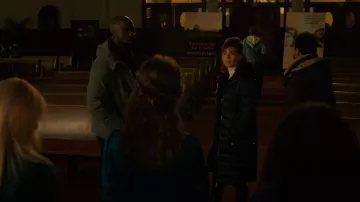 Ted Baker Aliciee Hooded Faux Fur Lined Puffer Coat worn by Kristen Bouchard (Katja Herbers) as seen in Evil (S04E03)