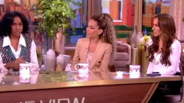 Cara Cara Charlene Jersey V-Neck Top worn by Alyssa Farah as seen in The View on  June 12, 2024