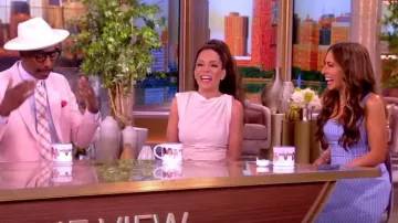 Staud Wells Fit & Flare Dress worn by Alyssa Farah as seen in The View on June 13, 2024