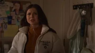 Alo Yoga Micro Mock Neck Top worn by Becca Weston (Samantha Blaire Cutler) as seen in Power Book II: Ghost (S04E01)