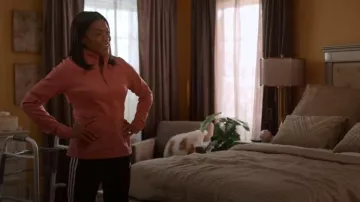 Adidas Originals Adicolor Firebird Track Pants In Black worn by Brushaun­dria Carmichael (LightSkinKeisha) as seen in Power Book II: Ghost (S04E02)