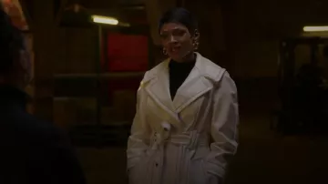 Proenza Schouler Trench Coat worn by Kiki Travis (Moriah Brown) as seen in Power Book II: Ghost (S04E02)