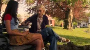 Vans SK8 HI 38 Tie Dye Decon worn by Jen (Ava Capri) as seen in Pretty Little Liars: Original Sin (S02E02)