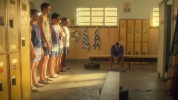 Adidas Originals Adilette worn by Brandon Keith Rogers as seen in Pretty Little Liars: Original Sin (S02E03)