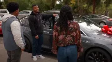 Nike Air Force 12 High 07 White Black worn by Spencer James (Daniel Ezra) as seen in All American (S06E12)