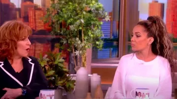Stella McCartney Lightweight Plisse Knit Maxi Dress worn by Sunny Hostin as seen in The View on June 18, 2024