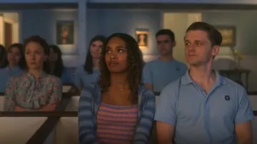 Robe rayée Rails Pilar portée par Faran Bryant (Zaria Simone) comme on le voit dans Pretty Little Liars : Original Sin (S02E05)