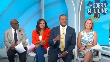 Cinq a Sept Starla Puff Sleeve Blazer usado por Sheinelle Jones como se ve en Today el 17 de junio de 2024