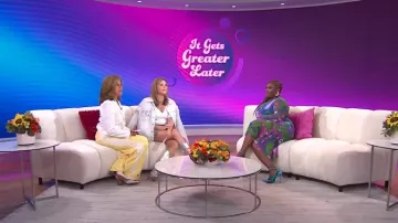 Prabal Gurung Vera Floral-printed Asymmetric Midi-dress worn by Bevy Smith as seen in Today with Hoda & Jenna on June 17, 2024