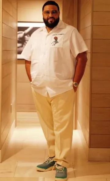 Rolex Yellow Gold & Green 'Cosmograph Daytona' (116508) worn by DJ Khaled on the Instagram account @djkhaled