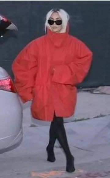 Balenciaga Synthetic Cosmetic Pantashoe worn by Kim Kardashian in Malibu on April 26, 2024