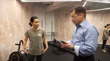 Very Asian Foundation The Denim Shirt worn by Vicky Nguyen as seen in Today on June 20, 2024