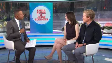 Sobrecamisa de cachemira Zegna Oasi usada por Jesse Plemons como se ve en Today el 20 de junio de 2024