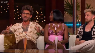 Minivestido de David Koma Jersey usado por Indiyah Polack como se ve en Love Island: Aftersun (T11E01)