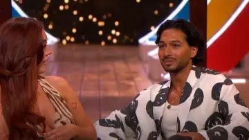 Zara Printad Shirt worn by Munveer Jabbal as seen in Love Island: Aftersun (S11E01)