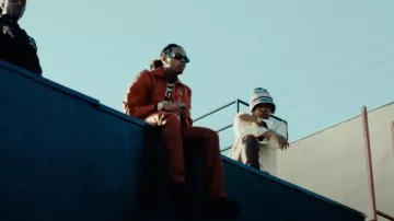 Enfants Riches Deprimes Red Leather 'Opium Den' Jacket worn by Gunna in Idk - Tiffany Ft. Gunna [Full song remaster + Music Video BTS)