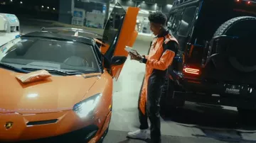 Goyard Orange 'Senat GM' Pouch worn by YoungBoy Never Broke Again in NBA YoungBoy - Never Stopping [Official Video]