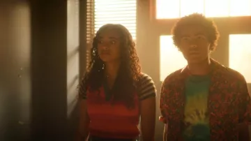 Brain Dead Lulu Knit Polo Shirt worn by Tabitha 'Tabby' Haworthe (Chandler Kinney) as seen in Pretty Little Liars: Original Sin (S02E07)