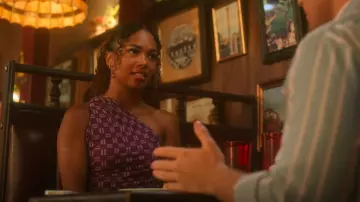 Gimaguas Disco Top worn by Faran Bryant (Zaria Simone) as seen in Pretty Little Liars: Original Sin (S02E07)