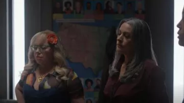 Alice + Olivia Women's Adara Bustier Mini Dress worn by Penelope Garcia (Kirsten Vangsness) as seen in Criminal Minds (S17E01)