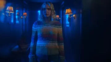 Mother Inset Puff Sleeve Jumper Crop worn by Imogen Adams (Bailee Madison) as seen in Pretty Little Liars: Original Sin (S02E07)