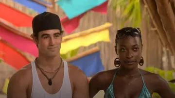 Fashion Nova Maliboo Sunglasses worn by Tolu Ekundare as seen in Perfect Match (S02E10)