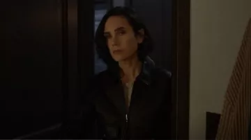 Veste en cuir Rag & Bone Andrea portée par Daniela Vargas Dessen (Jennifer Connelly) comme on le voit dans Dark Matter (S01E08)