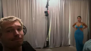 Fashion Nova Wren Bubble Maxi Dress worn by Alara Taneri as seen in Perfect Match (S02E10)