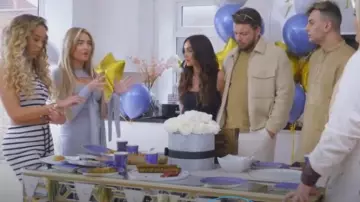 Black Striped Distressed Textured Rib Boxy Waistcoat worn by Dani Imbert as seen in The Only Way Is Essex (S33E10)