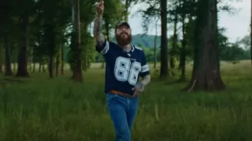 Nike Dallas Cowboys #88 Lamb Navy Jersey worn by Post Malone in Post Malone ft. Blake Shelton - Pour Me A Drink (Official Video)