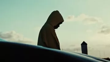 Balenciage Yellow & Blue Flame Unity Sports Icon Zip Hoodie worn by 42 Dugg in 42 Dugg - N.P.O. Feat. Sexyy Red (Official Music Video)