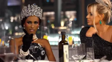 Chanel CC Multi Strand Faux Pearl Bracelet worn by Chanel Ayan as seen in The Real Housewives of Dubai  (S02E04)