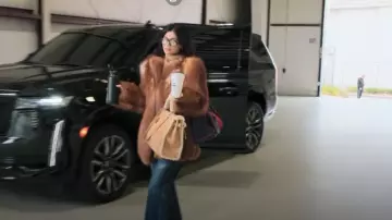 Nike Red & Black Duffle worn by Kylie Jenner as seen in The Kardashians (S05E06)