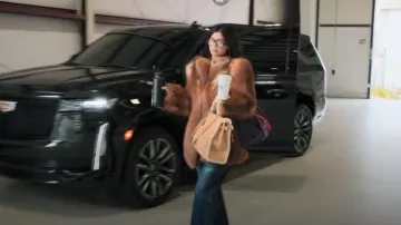 Nereja Fox Coat worn by  Kylie Jenner as seen in The Kardashians (S05E06)