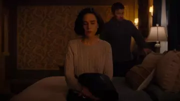 Polo Ralph Lauren Cable Knit Cashmere Sweater worn by Daniela Vargas Dessen (Jennifer Connelly) as seen in Dark Matter (S01E09)