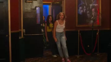 Alice + Olivia Brigida Embroidered Wool Blend Tank worn by Imogen Adams (Bailee Madison) as seen in Pretty Little Liars: Original Sin (S02E08)