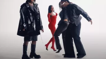 Rick Owens Black Geometric Sole Chelsea Boots worn by Offset in Offset x Gunna - Style Rare