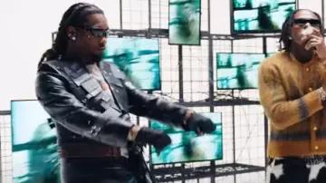 Gafas de sol ovaladas Gentle Monster x Maison Margiela Matte Black usadas por Offset en Offset x Gunna - Estilo Rare