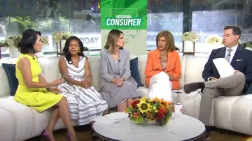 Ted Baker Balieey Pleated Mini Dress worn by Vicky Nguyen as seen in Today on June 28, 2024