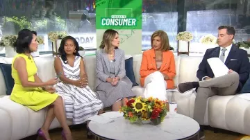 Aldo Stessy Heeled Shoes worn by Vicky Nguyen as seen in Today on June 28, 2024