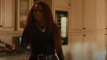 Skims Sleeve T Shirt worn by Monet Tejada (Mary J. Blige) as seen in Power Book II: Ghost (S04E03)