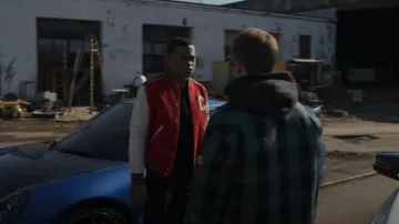 Celine Teddy Jacket worn by Tariq St. Patrick (Michael Rainey Jr.) as seen in Power Book II: Ghost (S04E03)