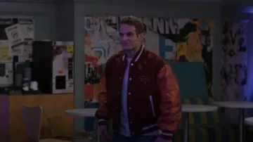 Givenchy Wool-blend varsity jacket worn by Brayden Weston (Gianni Paolo) as seen in Power Book II: Ghost (S04E03)