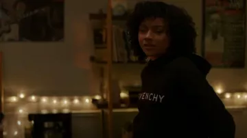 Givenchy Crop Hoodie worn by Effie (Alix Lapri) as seen in Power Book II: Ghost (S04E03)