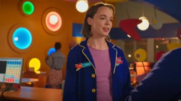 We The Free Be My Baby Tee worn by Sarah Kinney (Emily Haine) as seen in Reginald the Vampire (S02E08)